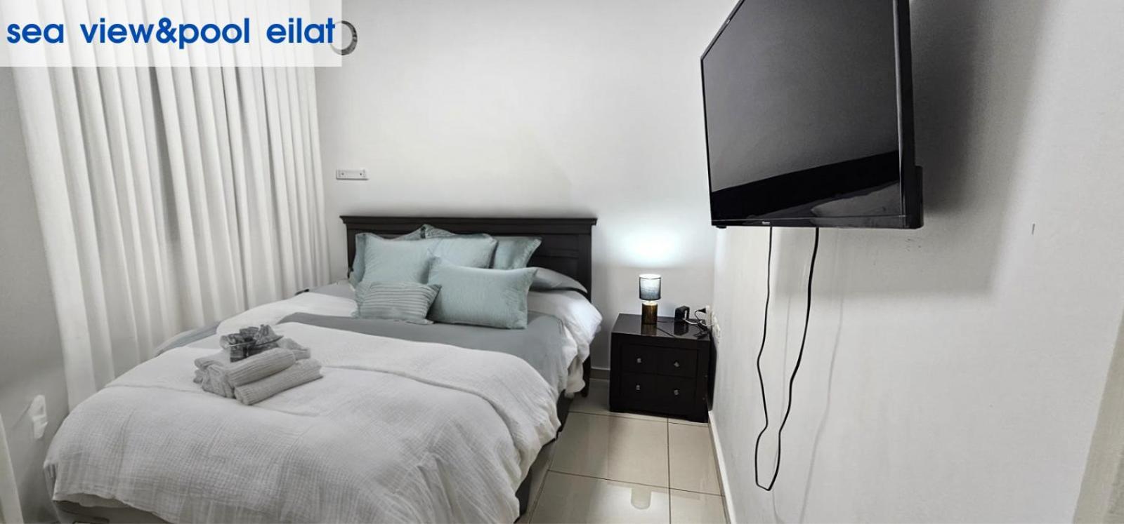 Appartement Sea View & Pool Eilat Extérieur photo